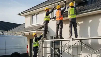 Las Vegas, NV gutter installation by FX Remodeling & Exteriors for storm runoff protection