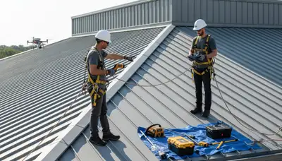 Las Vegas, NV roof inspection by FX Remodeling & Exteriors for heat, UV, and storm damage detection