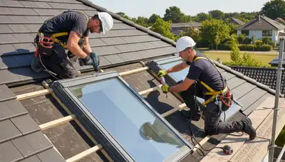Las Vegas, NV skylight installation by FX Remodeling & Exteriors for desert heat protection