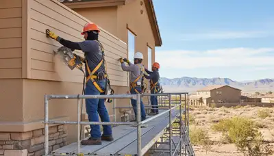 Las Vegas, NV siding contractor showcasing professional vinyl siding installation services