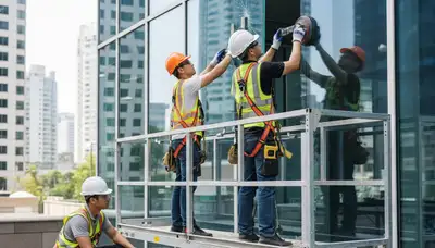 Las Vegas, NV window repair team fixing cracked panes and damaged frames for siding services